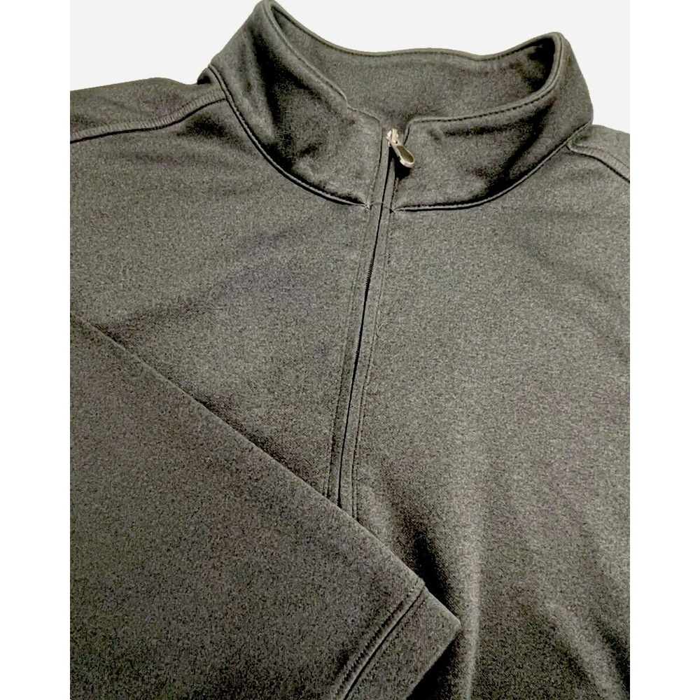 Pebble Beach XL Men's Quarter Zip Lightweight Pullover Gray with Cuffs